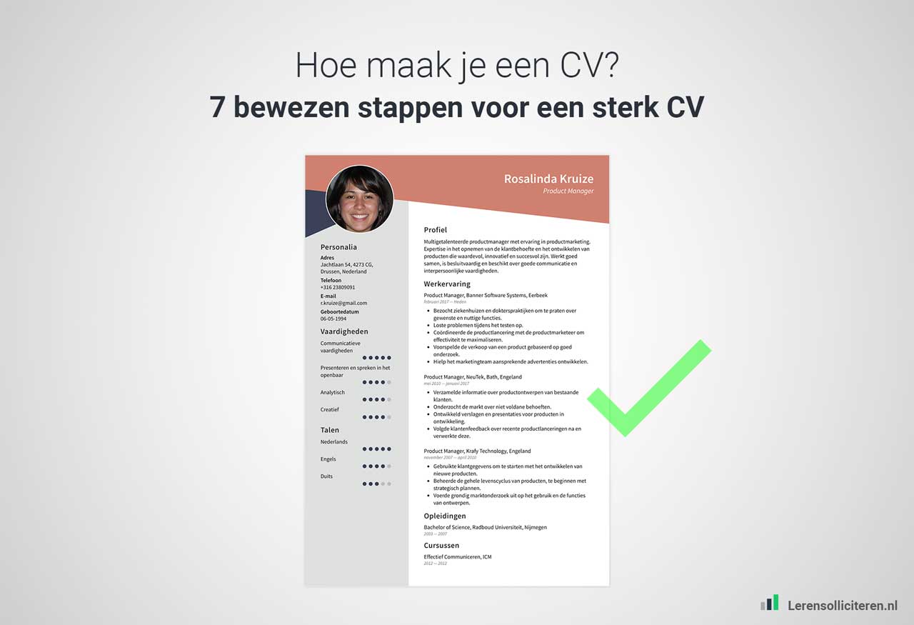 Hoe maak je een goed CV? 7 bewezen stappen [+voorbeeld] - Wat Is Een Goede Cv