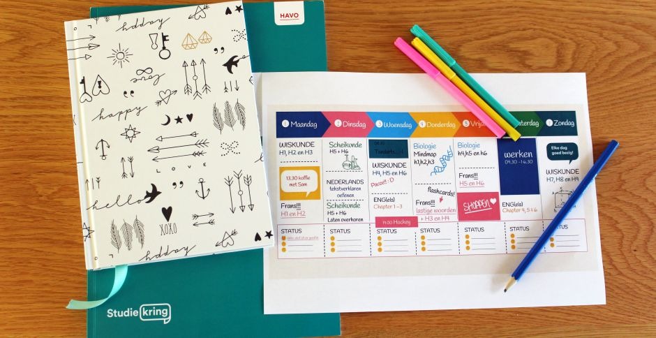 Hoe maak je een goede planning - Studiekring - Hoe Maak Je Een Goede Planning