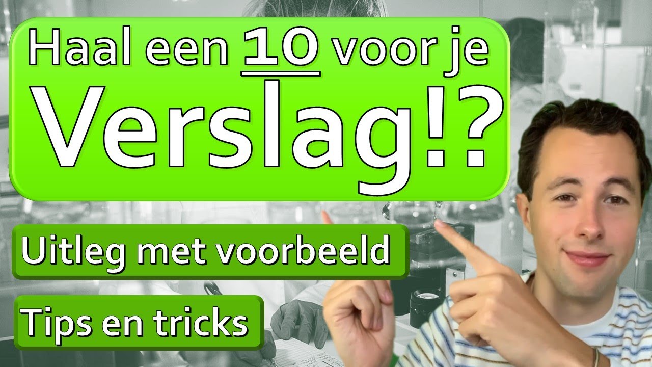 Hoe maak je een VERSLAG? - Uitleg + Tips & Tricks - YouTube - Hoe Schrijf Je Een Reflectie Verslag