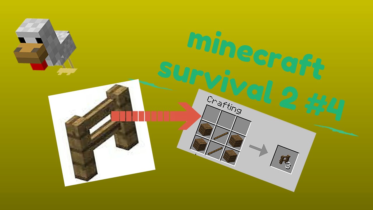 Hoe Maak Je Een Hek Op Minecraft