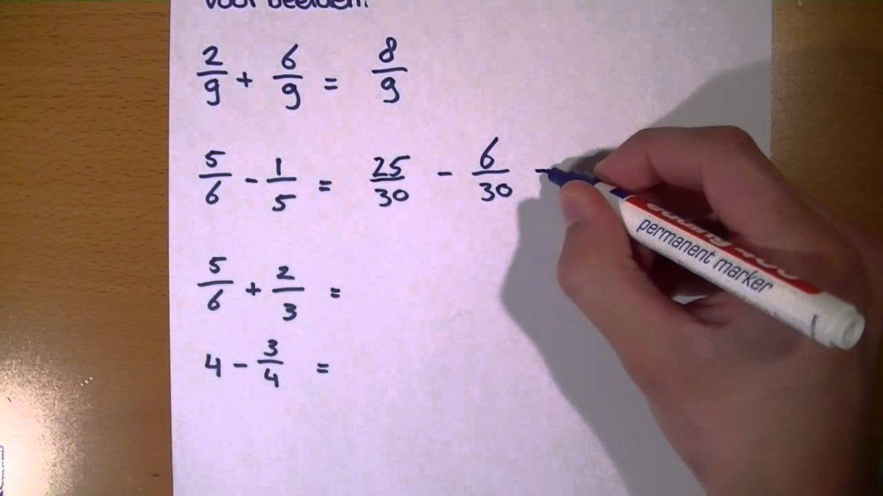Hoe Reken Je Met Breuken: Een Stap-Voor-Stap Gids - Hoe Reken Je Met Breuken
