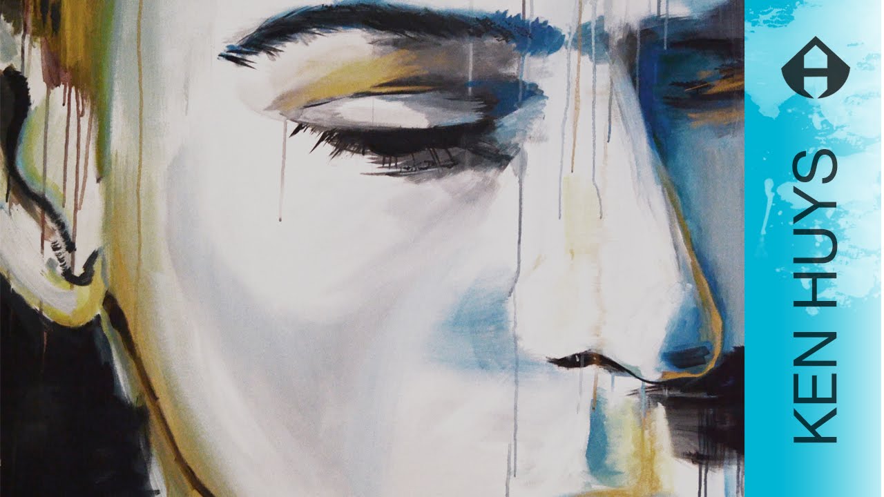 HOE SCHILDER JE EEN ABSTRACT GEZICHT? - How to paint a face 'Solco - Hoe Schrijf Je Een Abstract
