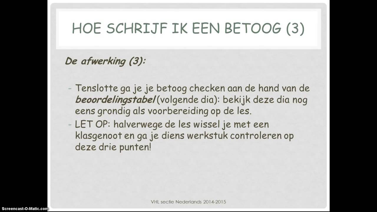 Hoe schrijf ik een betoog (3/3) - YouTube - Hoe Schrijf Je Een Goede Beschouwing