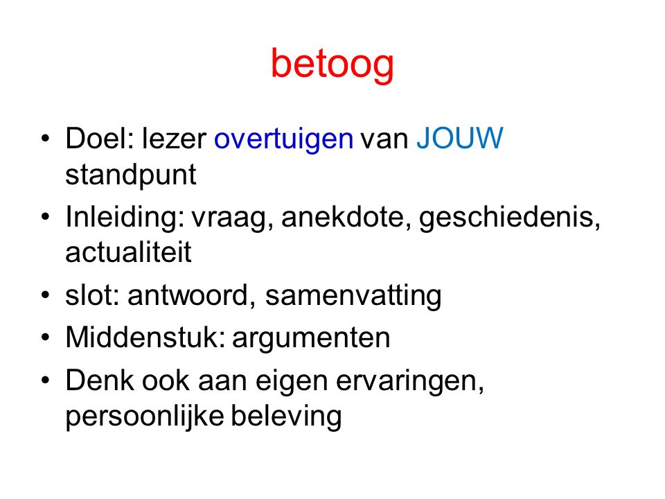 Hoe Schrijf Je Een Betoog? Voorbeeld, 42% OFF - Hoe Schrijf Je Een Betoog