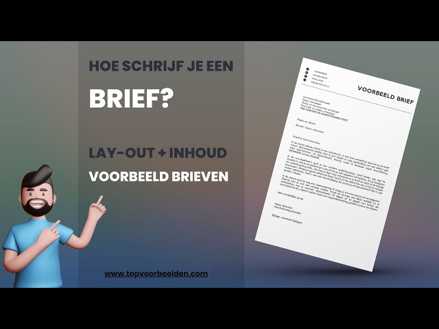 Hoe Schrijf Je Een Ingezonden Brief