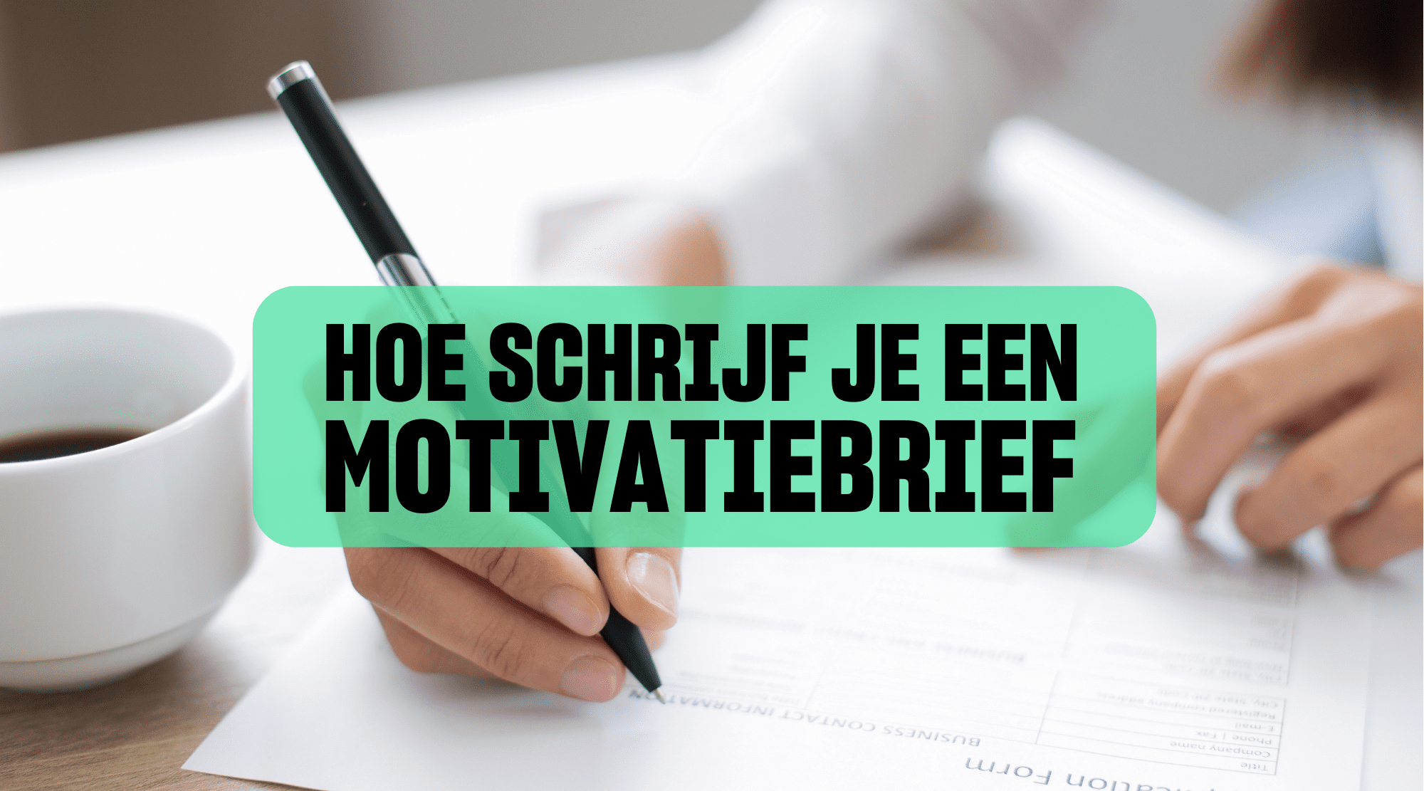 Hoe schrijf je een motivatiebrief? - RAAS - Wat Moet Er Allemaal In Een Motivatiebrief
