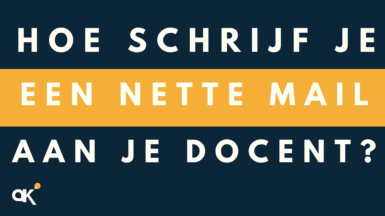 Hoe Schrijf Je Een Nette Mail
