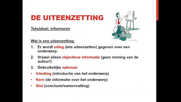 Hoe Schrijf Je Een Uiteenzetting