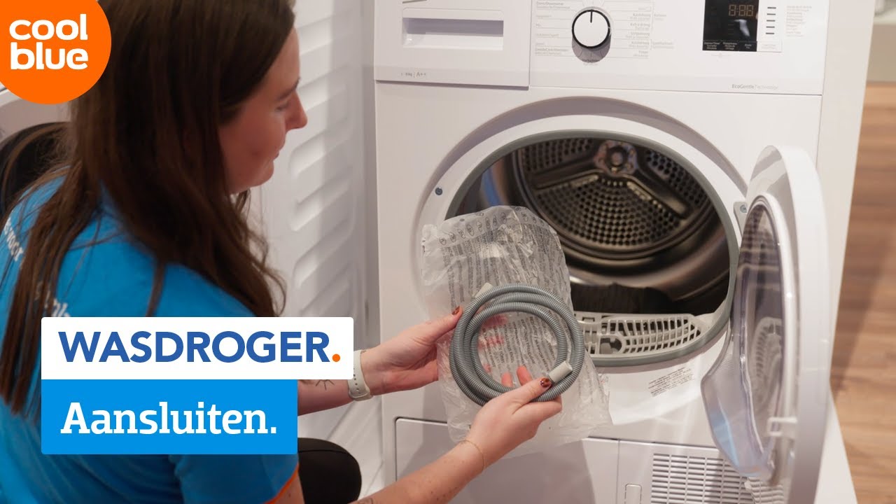 Hoe sluit je een wasdroger aan op de waterafvoer? - YouTube - Wat Is Het Droger Teken