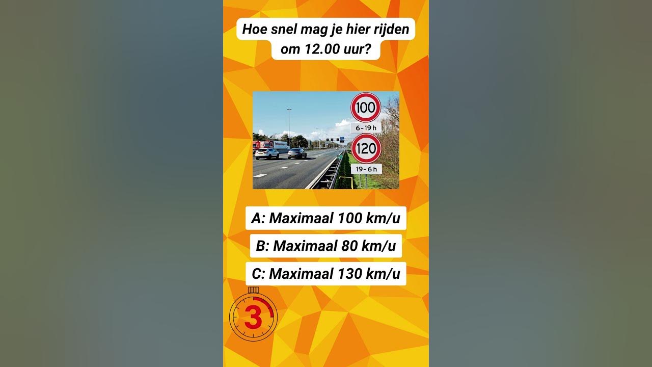 Hoe snel mag je hier rijden om 12 00 uur? - YouTube - Hoe Snel Kan Een Lederschildpad Zwemmen