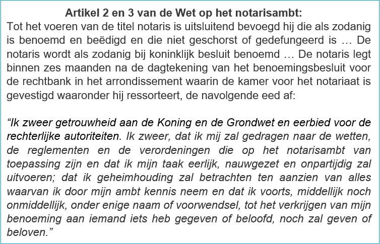 Hoe Heet Een Door Een Notaris Opgemaakt Document 4 Letters