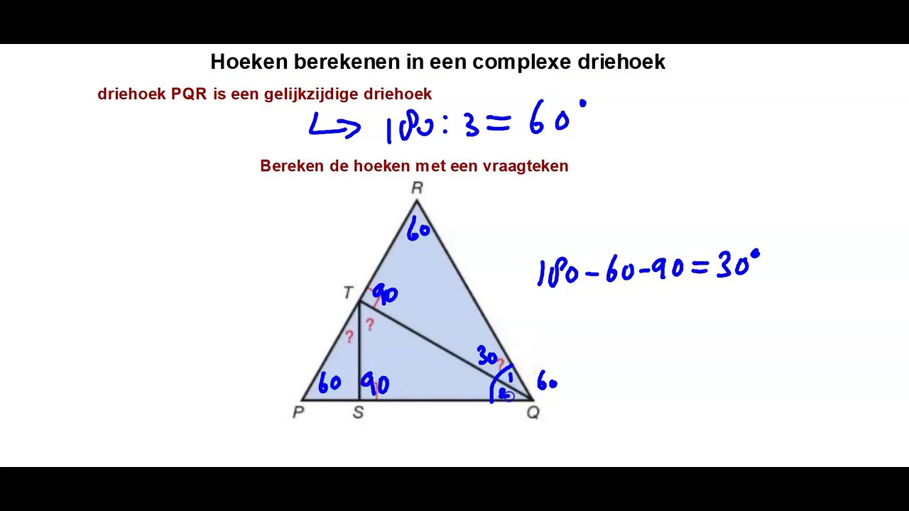 Hoek Berekenen Driehoek 90 Graden