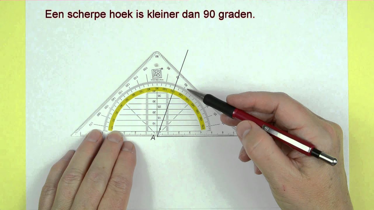 Hoeken meten - YouTube - Sector Waarmee Men Kan Meten
