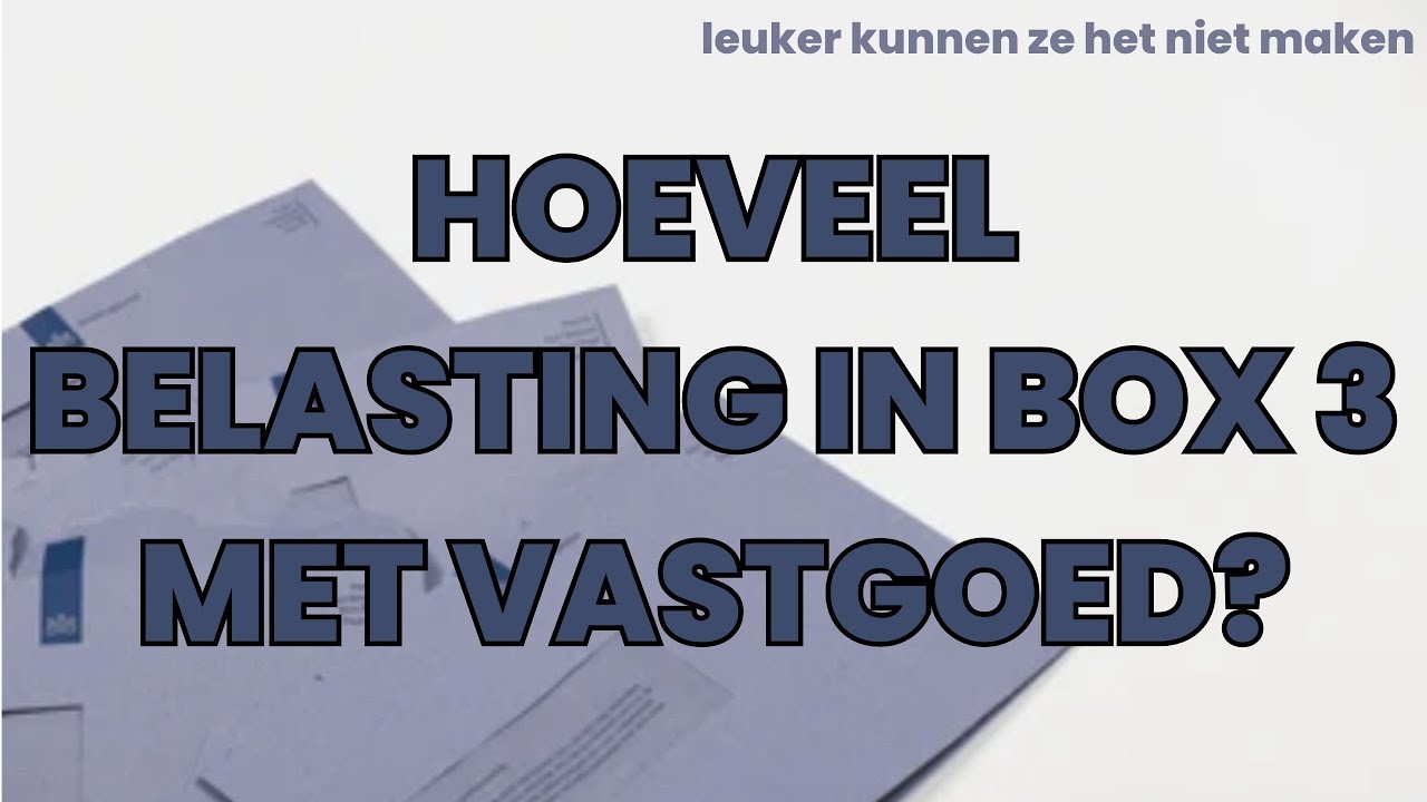 ☕️ Hoeveel belasting betaal ik in box 3? - YouTube - Betaal Je Bijtelling Per Maand Of Per Jaar