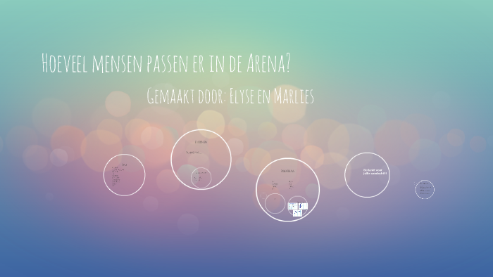 Hoeveel mensen passen er in de Arena? by Elyse van kleef on Prezi - Hoeveel Mensen Passen Er In De Arena