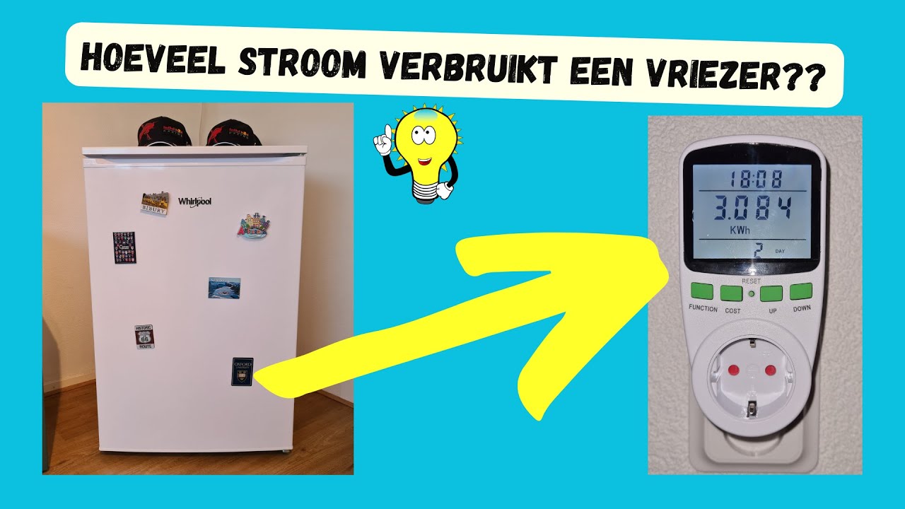 Hoeveel stroom verbruikt een vriezer nu eigenlijk? Onze test! ️ - YouTube - Hoeveel Brandstof Verbruikt Een Vliegtuig