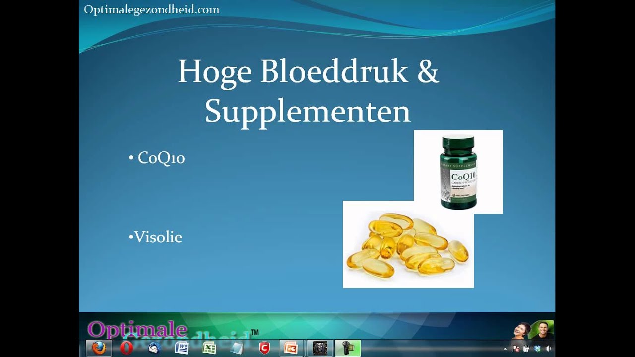 Natuurlijke Supplementen Tegen Hoge Bloeddruk