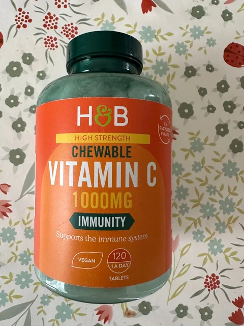 HOLLAND & BARRETT Vitamin C High Strength Slow Release 1000mg 120 - Soja Isoflavonen Holland & Barrett