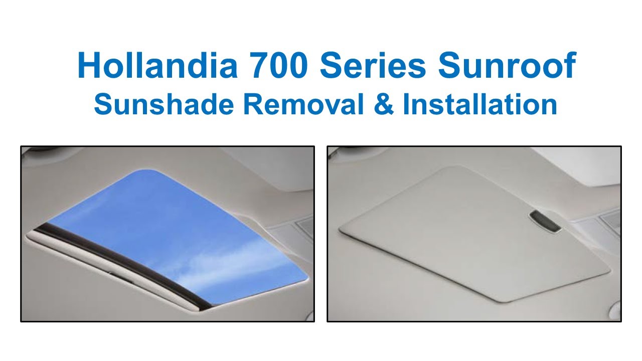 Hollandia 700 Series Sunshade Removal & Installation - YouTube - Wat Is Het Verschil Tussen Zee En Oceaan