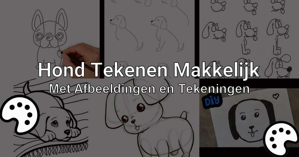 Hond Tekenen (Met Afbeeldingen en Video) - Tekenen Einde Van De Wereld
