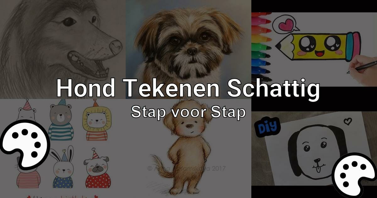 Hond Tekenen (Met Afbeeldingen en Video) - Dieren Tekenen Stap Voor Stap