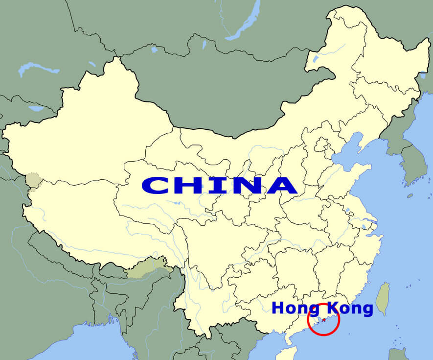 Hong Kong Map and Hong Kong Satellite Images - Where Is Hong Kong In China