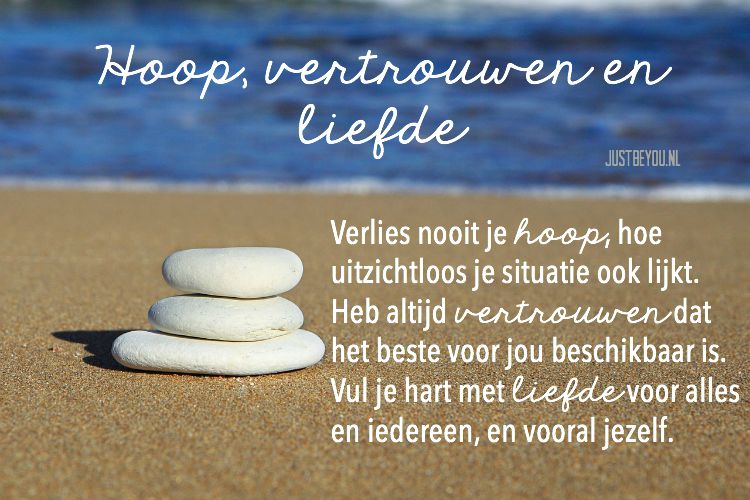 Geluk Hoop En Liefde