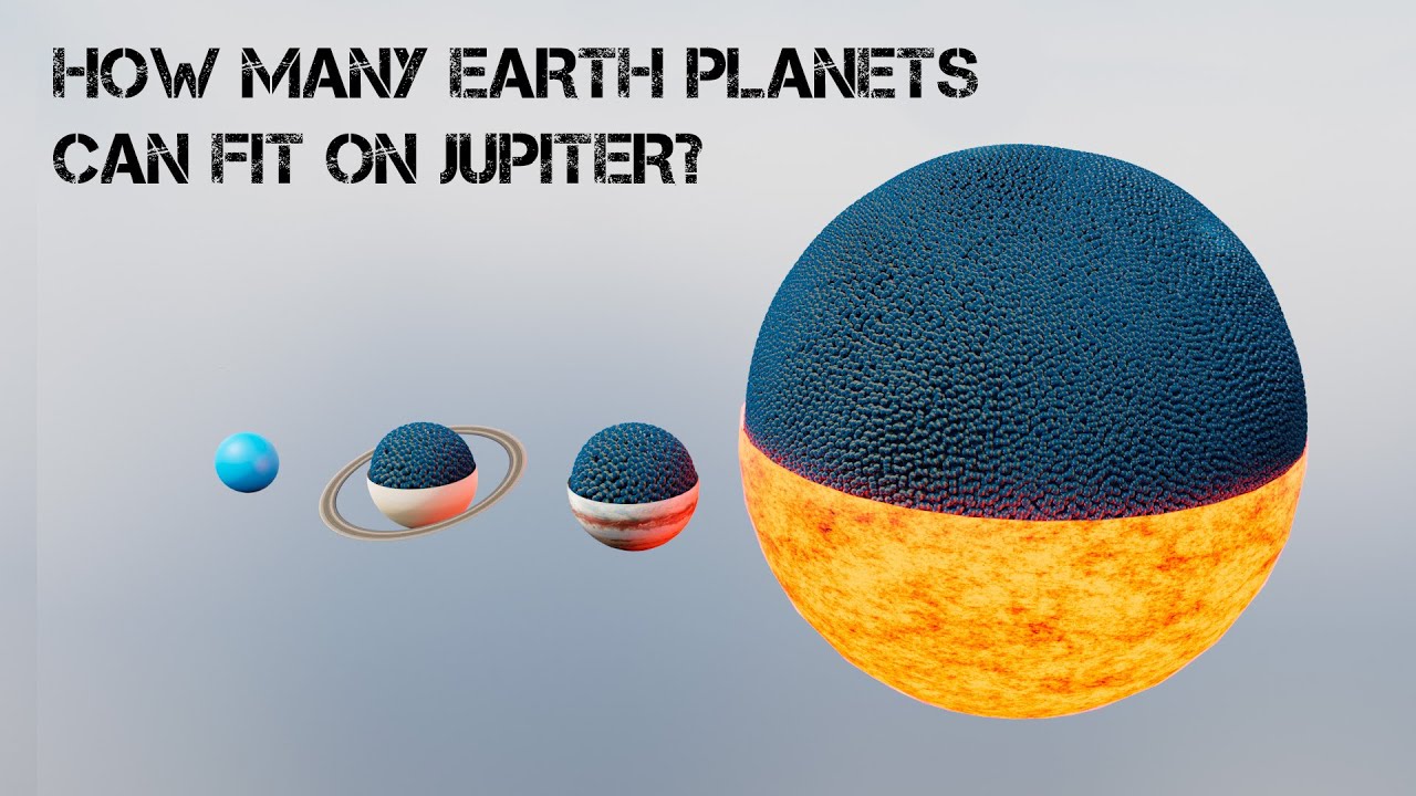 How many earth planets can fit on jupiter? - YouTube - Hoeveel Aardes Passen In De Zon