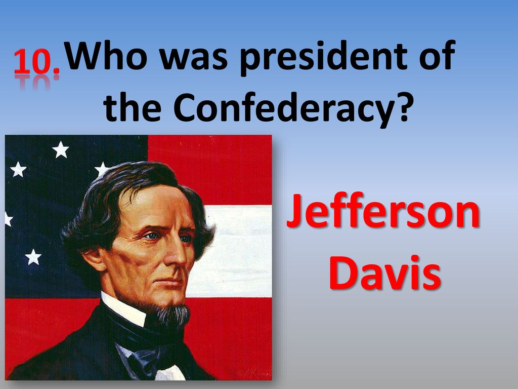 Jefferson Davis President Of The Confederacy