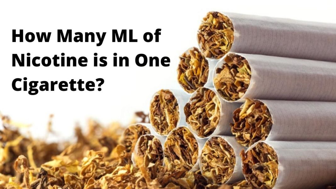 How Much Nicotine Is There In One Cigarette? - Hoe Lang Nicotine In Lichaam