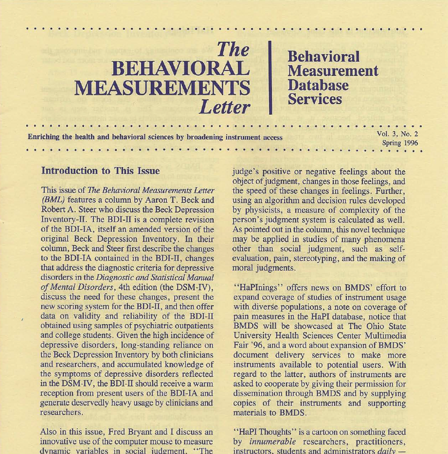 How To Administer BDI?||Beck Depression Inventory Scoring, 46% OFF - Bdi Beck Depression Inventory Scoring