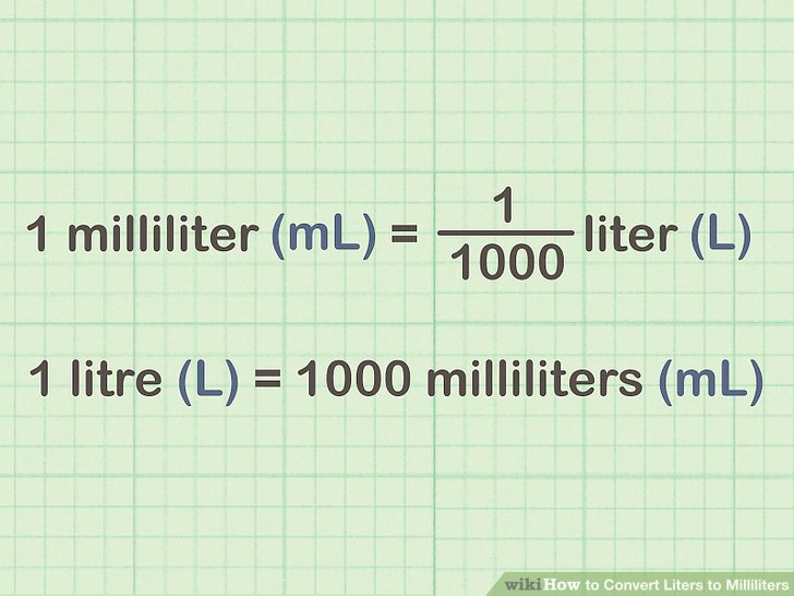 Hoeveel Ml Is 1/8 Liter