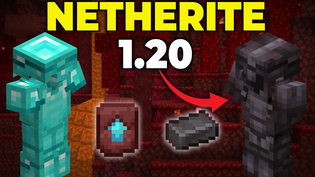 How To Craft Netherite Armor & Tools in Minecraft 1.20 - YouTube - Hoeveel Obsidian Heb Je Nodig Voor Nether Portal