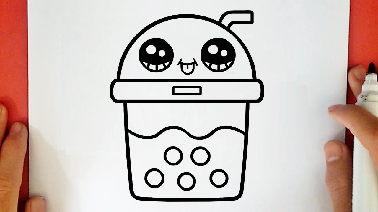 HOW TO DRAW A CUTE BOBA BUBBLE TEA - YouTube - Uit Welk Land Komt Bubble Tea
