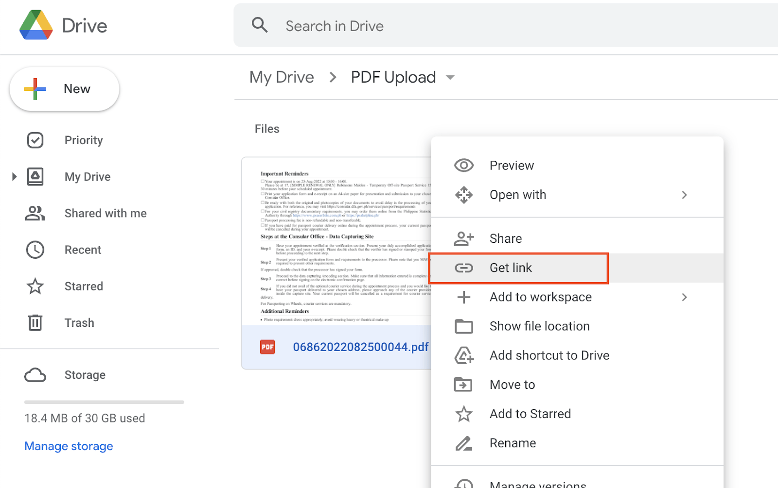 How to Insert a PDF File in Google Docs - Doc Back To The Future 2