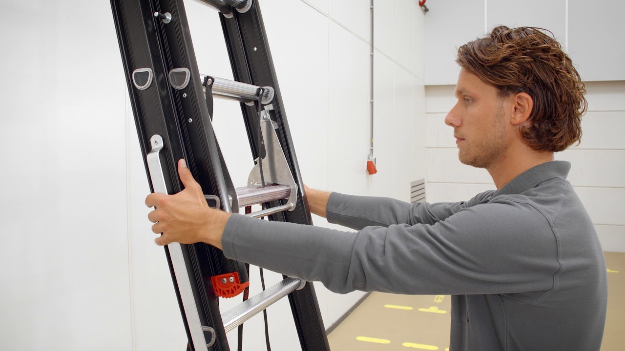 How to: ladder goed neerzetten | Altrex - YouTube - Mag Je Op Een Ladder Werken