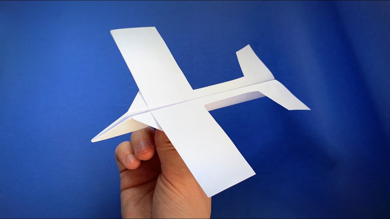 How to make a paper airplane glider that can fly far - YouTube - Hoe Maak Je Een Papieren Vliegtuigje