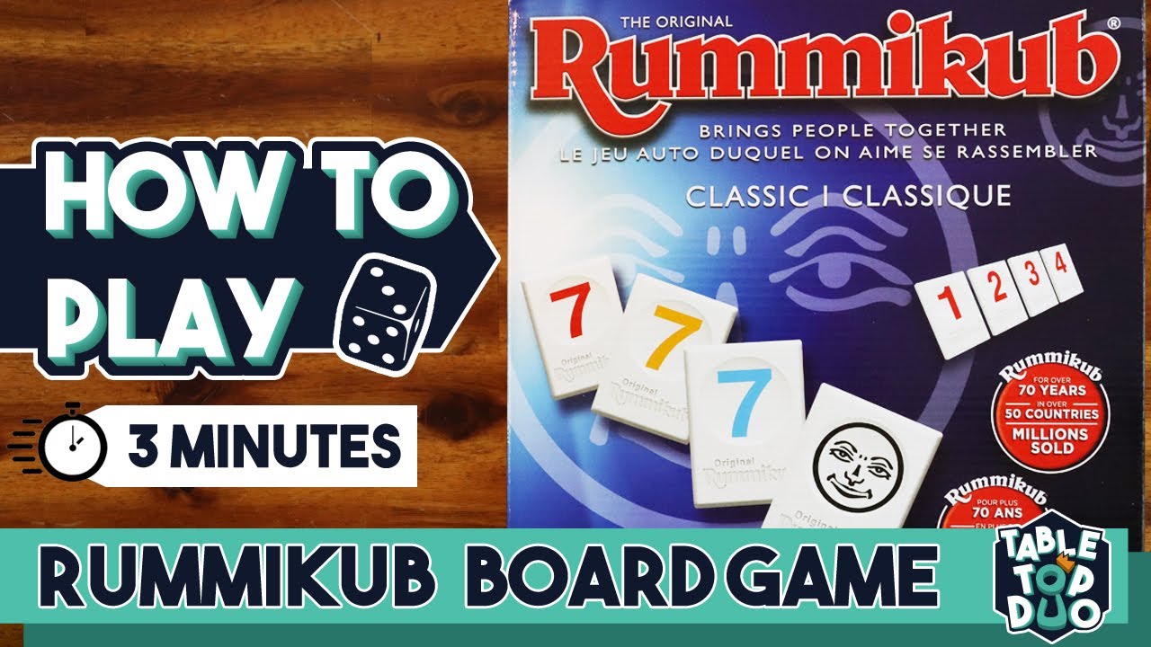 HOW TO PLAY RUMMIKUB (easy instructions Rules + Setup) - YouTube - Hoe Speel Je Rummikub Met Cijfers