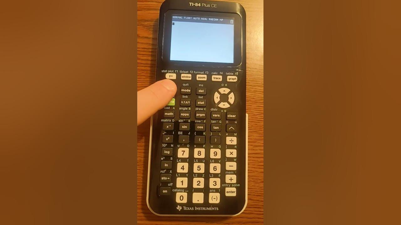 How to turn on and off TI 84 plus ce calculator - YouTube - Hoe Zet Je Ti-84 Plus Ce-t In Examenstand