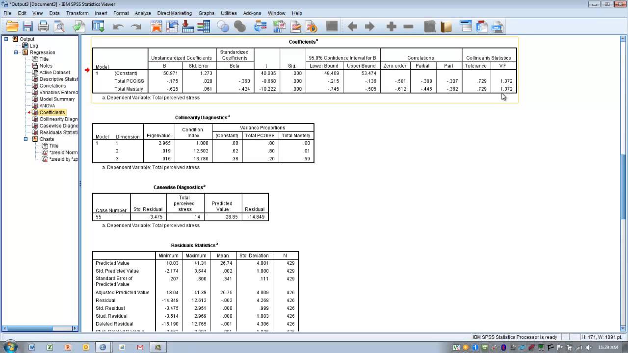 How to Use SPSS: Standard Multiple Regression - YouTube - Multiple Regression Analysis Interpretation Spss