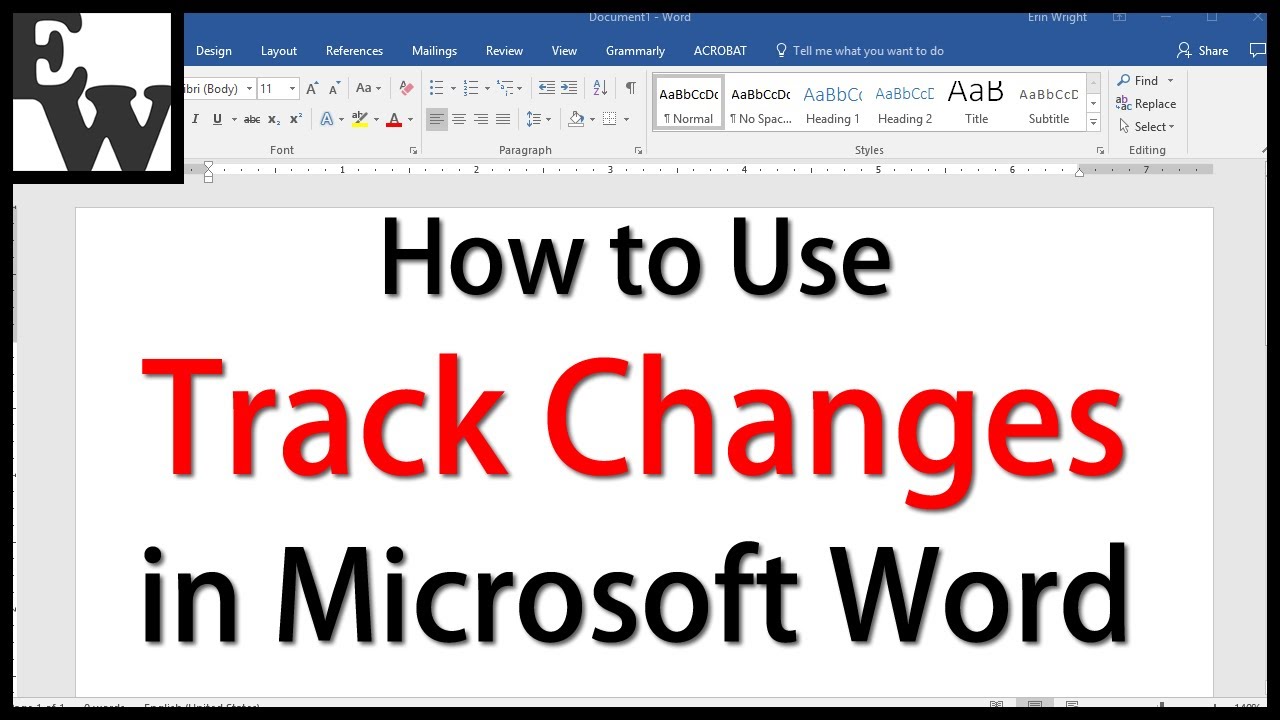 How to Use Track Changes in Microsoft Word - YouTube - How To Make Changes In Pdf File