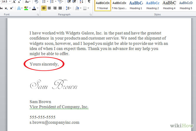 How to Write a Business Letter (with Sample Letters) - wikiHow - Hoe Schrijf Je Een Brief In Het Engels