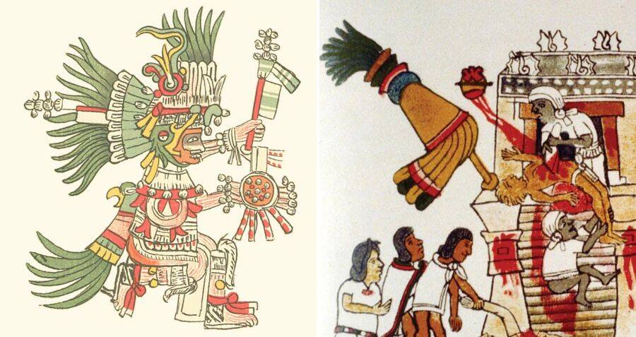 Huitzilopochtli, The Aztec God Behind Countless Human Sacrifices - Azteekse Godheid Waarvan De Naam Gevederde Slang Betekent