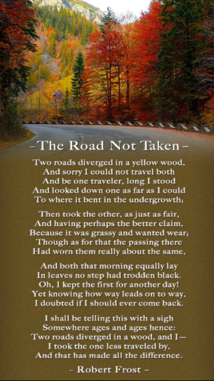 The Path Less Taken Poem