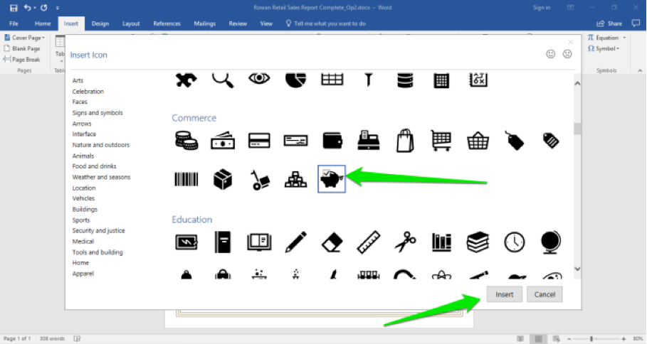 Icons in Word | Computer Applications for Managers - Word Elke Rups Een Vlinder