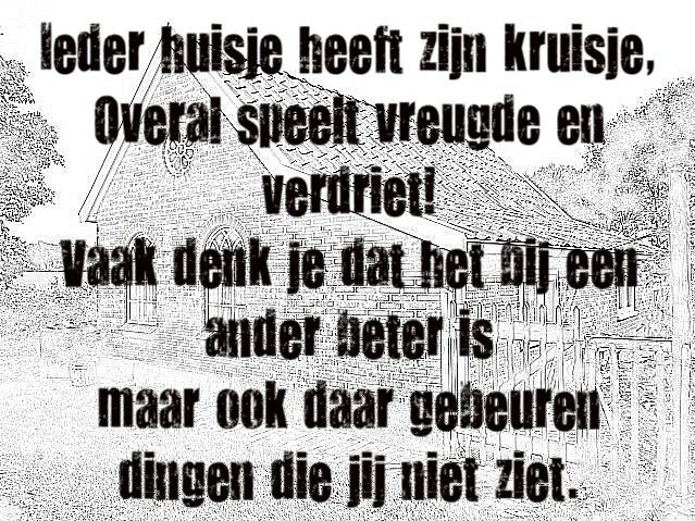 Ieder Huisje Heeft Zijn Kruisje