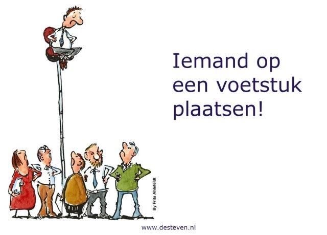 Iemand Op Een Voetstuk Plaatsen