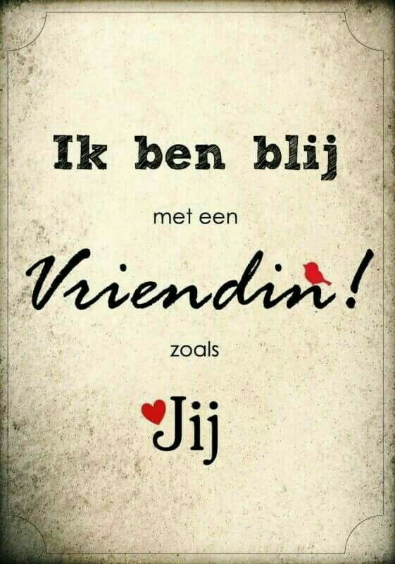 Blij Met Jou Als Vriendin