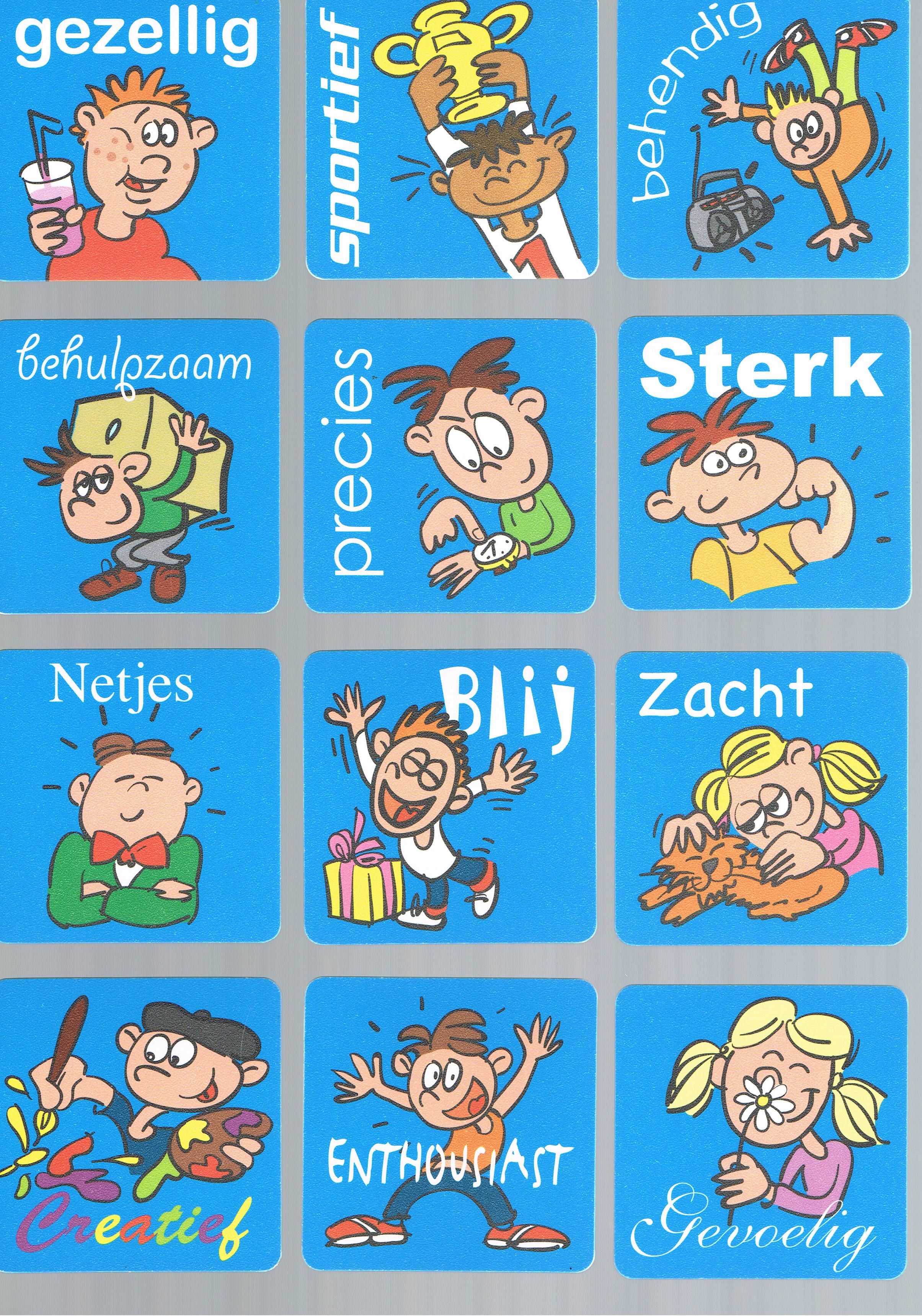 Ik ben... -kaartjes om kinderen zelf te laten nadenken over hun eigen - Wie Ben Ik Spel Zelf Maken