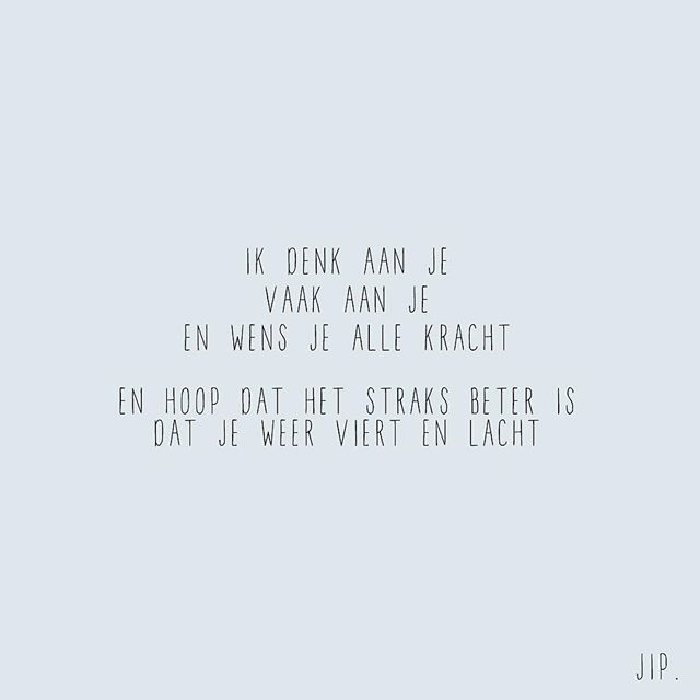 Ik Denk Aan Je Gedicht